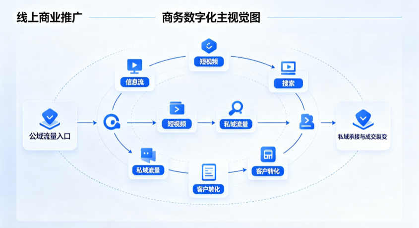沧州线上商业推广怎么做？全域流量闭环搭建与低成本转化实战指南